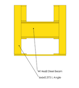 150T square setup stand