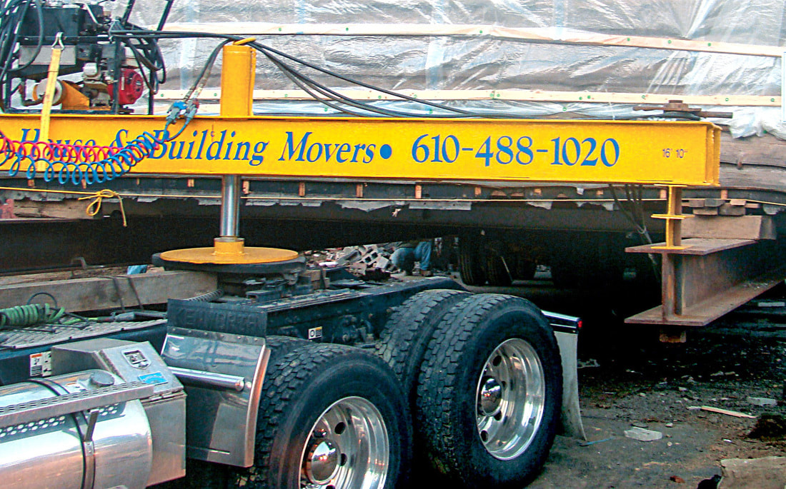 Bolster Beam on Semi-Trailer with Load
