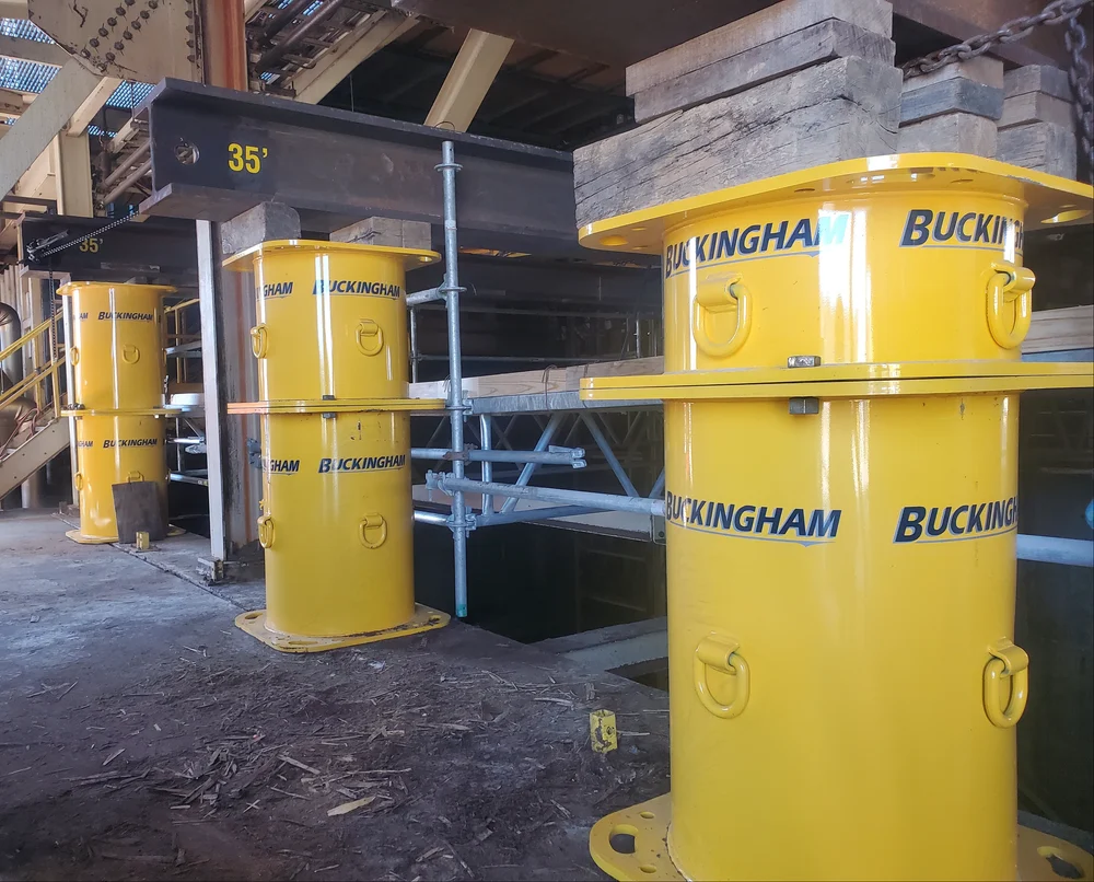 Available in 12", 24", 36", and 48" heights to fit different setup requirements and support conditions. Custom heights also available.
