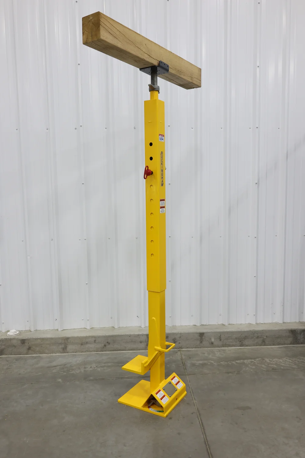 Adds 78"-110" collapsed height to 44" Toe Jacks