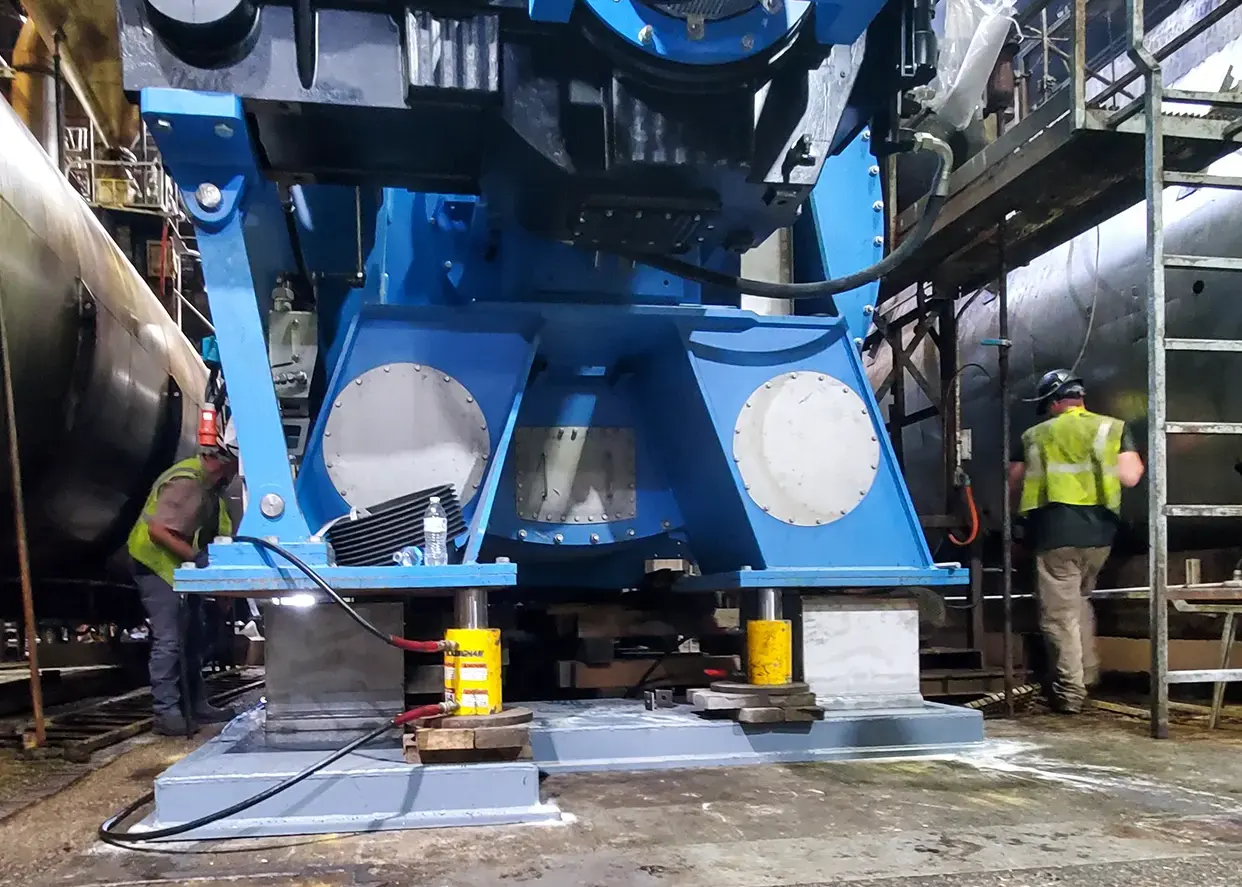Pair with Buckingham unified jack machines for multi-point lifting
