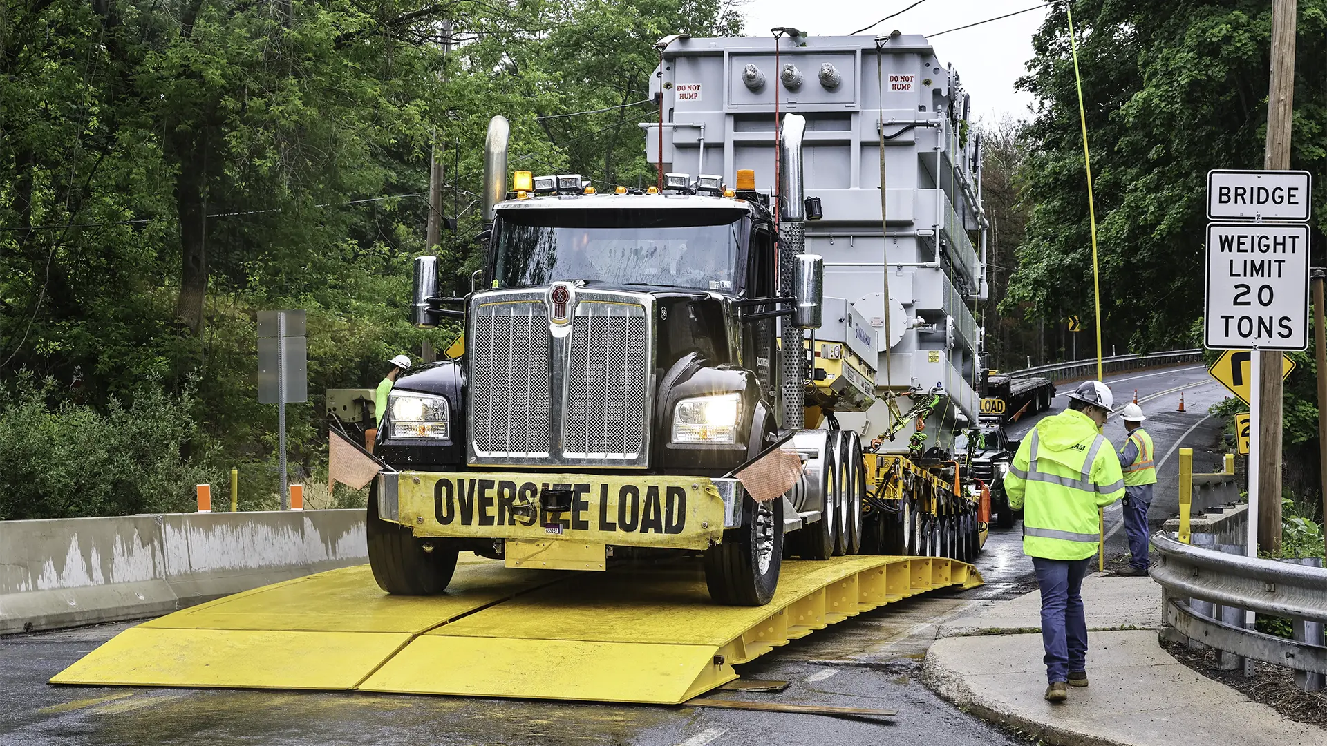 Designed to distribute axle weight across restricted spans to reduce concentrated loading