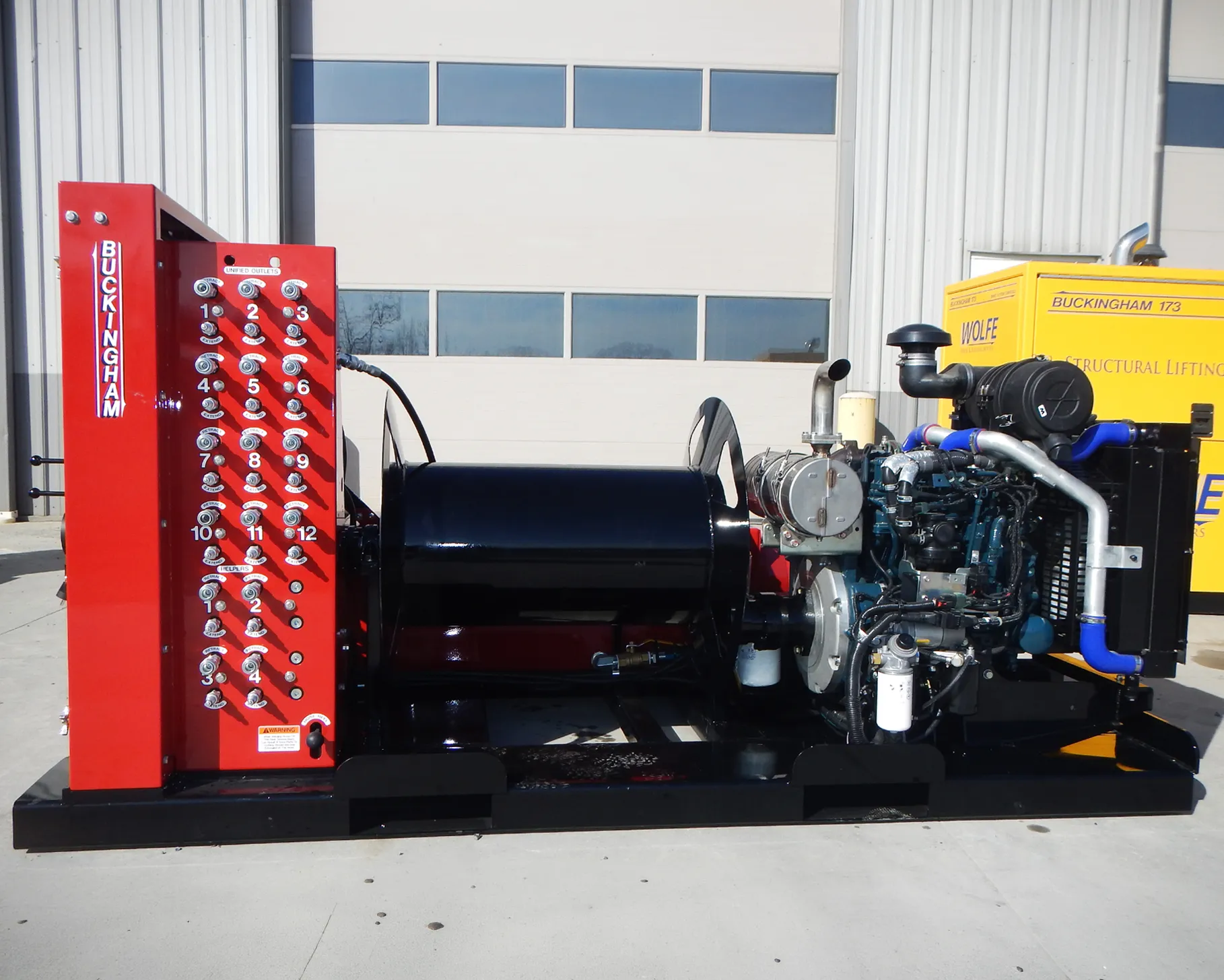Like New 12-Port Buckingham Unified Jacking Machine