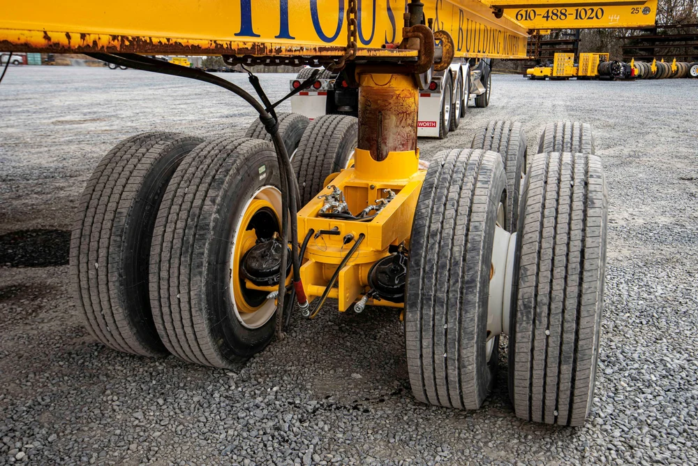 Two integrated lifting rings for easy positioning